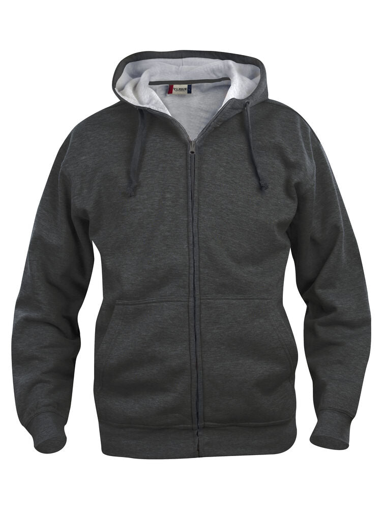 Clique Basic Hoody Full Zip – Hettejakke med eget trykk