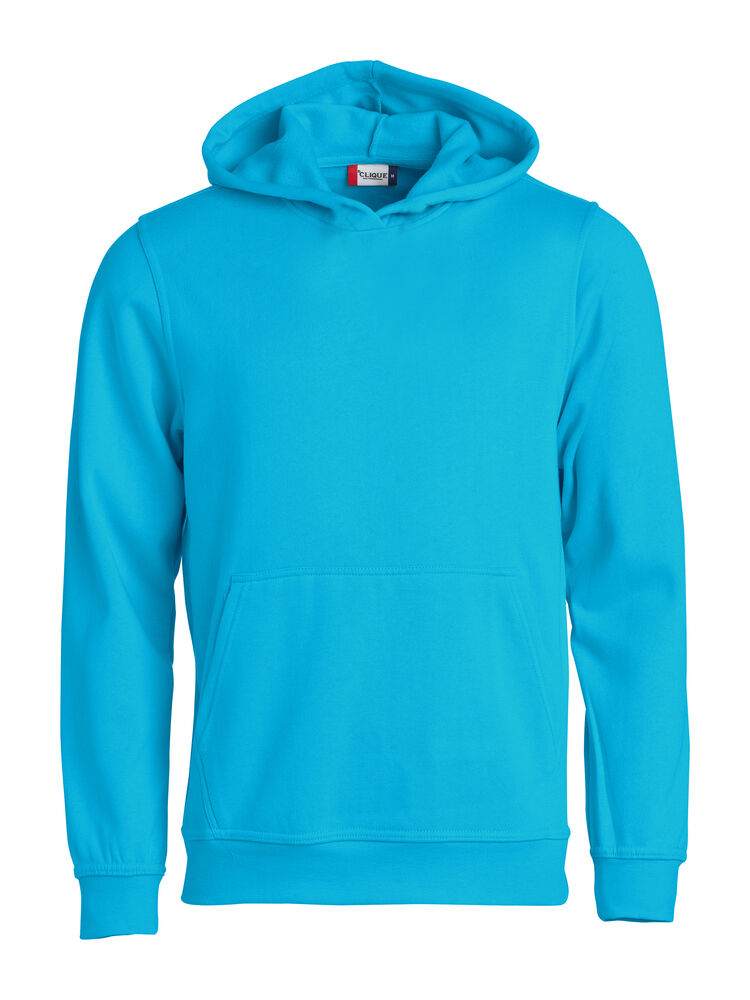 Clique Basic Hoody Junior – Hettegenser til barn – Turquoise (54)