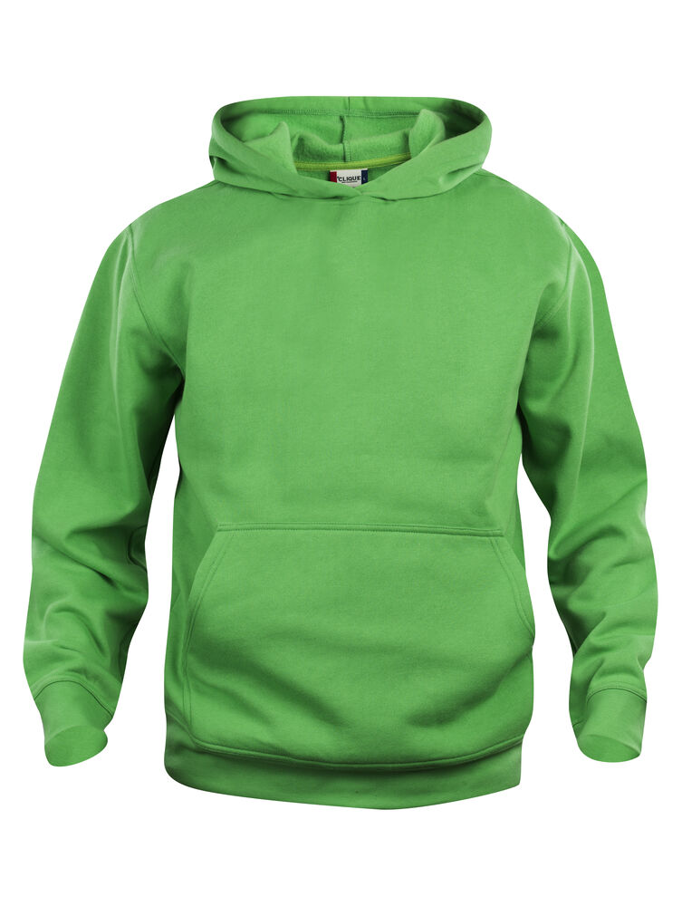 Clique Basic Hoody Junior – Hettegenser til barn – Apple Green (605)