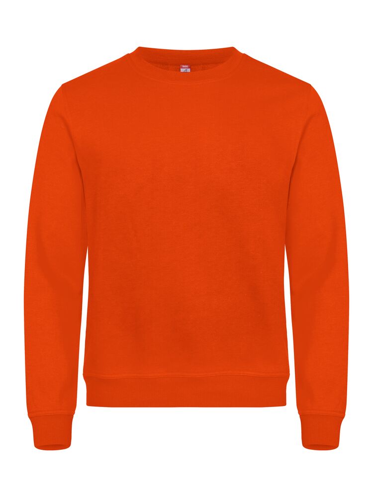 Clique Basic Roundneck – Rundhalset genser – Blood Orange (18)