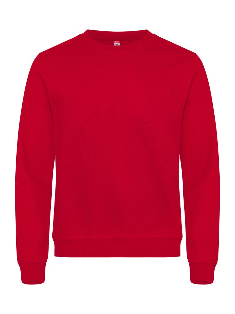 Clique Basic Roundneck – Rundhalset genser – Red (35)