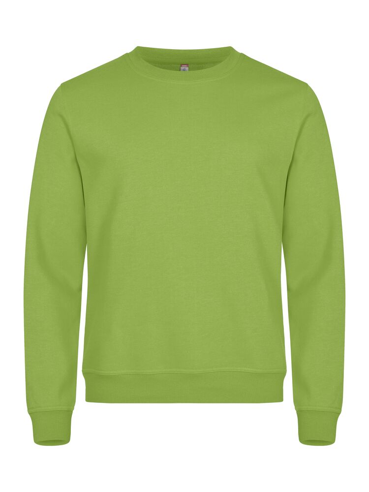 Clique Basic Roundneck – Rundhalset genser – Light Green (67)