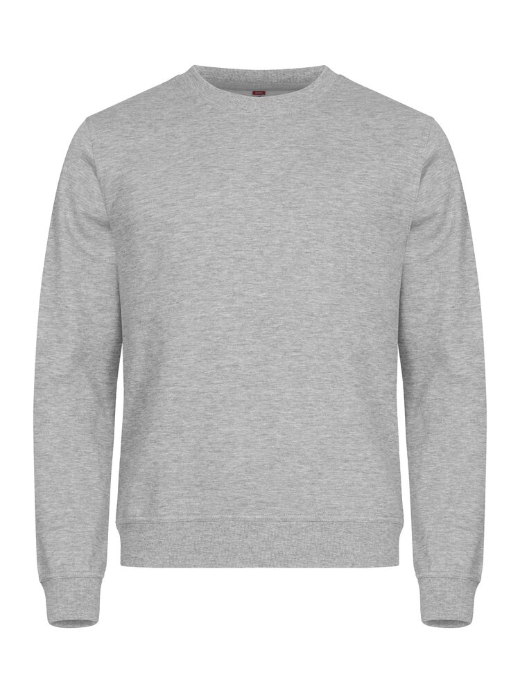 Clique Basic Roundneck – Rundhalset genser – Ash (92)