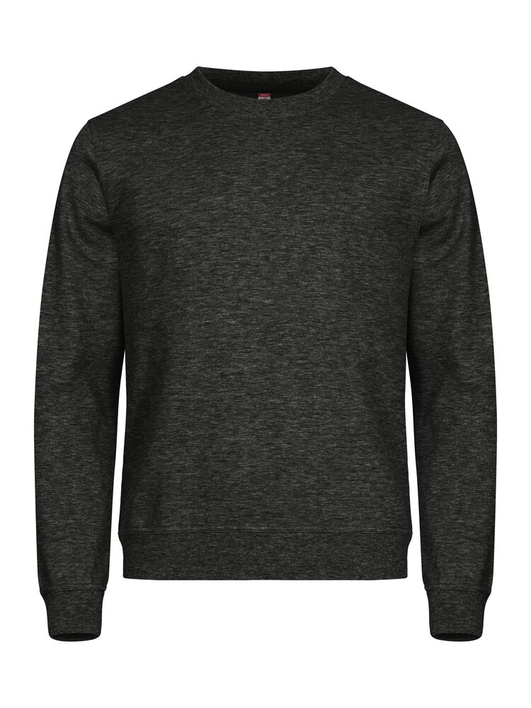 Clique Basic Roundneck – Rundhalset genser – Anthracite Melange (955)