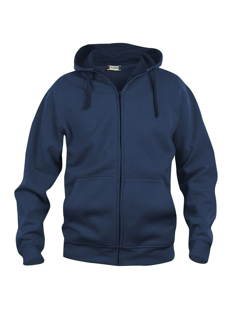 Clique Basic Hoody Full Zip – Hettejakke med eget trykk