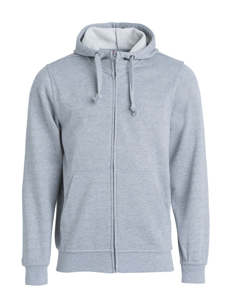 Clique Basic Hoody Full Zip – Hettejakke med eget trykk