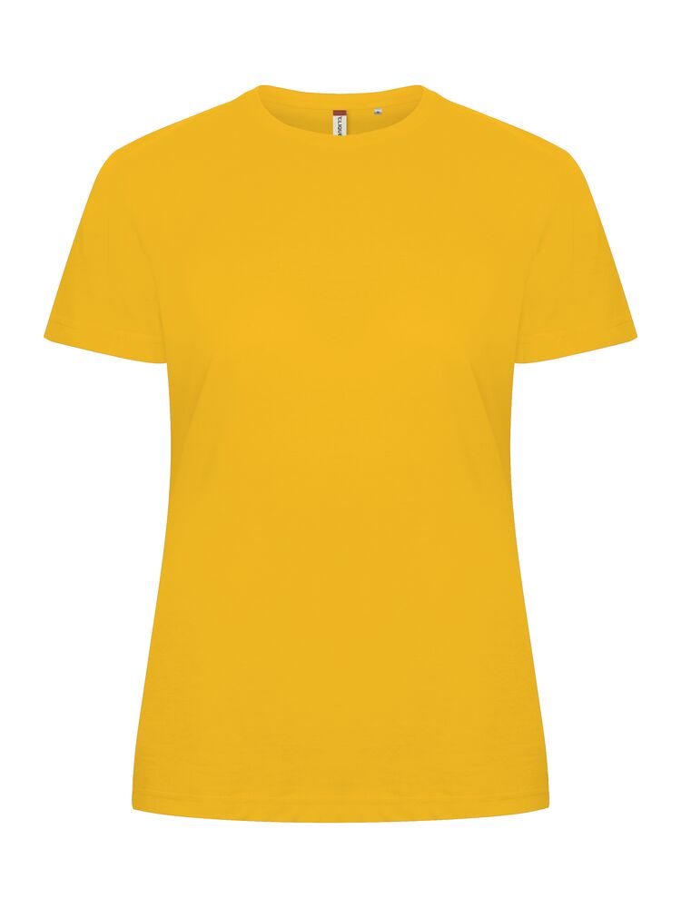 Clique Basic-T Women – T-skjorte til dame – Lemon (10)