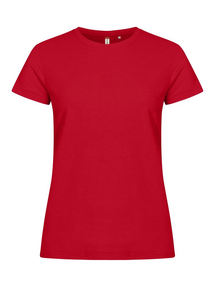 Clique Basic-T Women – T-skjorte til dame – Red (35)