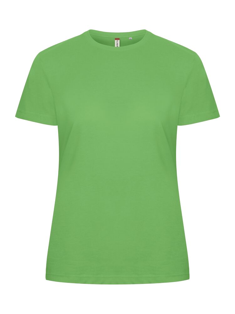 Clique Basic-T Women – T-skjorte til dame – Apple Green (605)