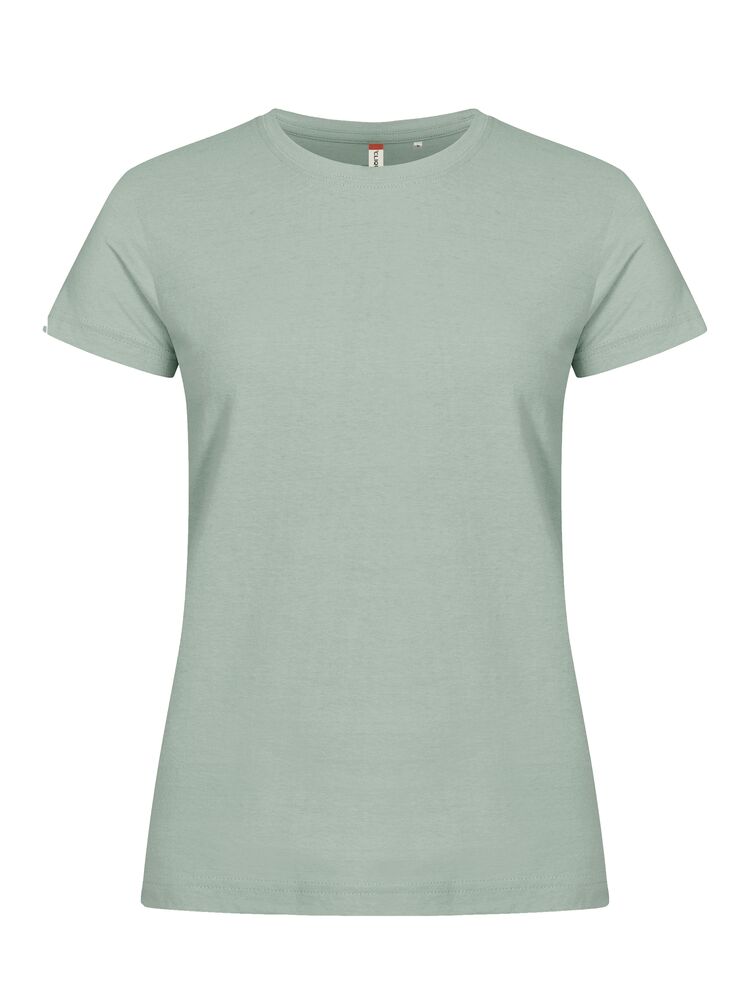 Clique Basic-T Women – T-skjorte til dame – Sage Green (615)