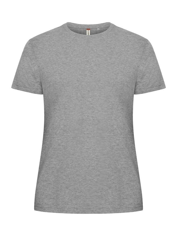 Clique Basic-T Women – T-skjorte til dame – Grey Melange (95)
