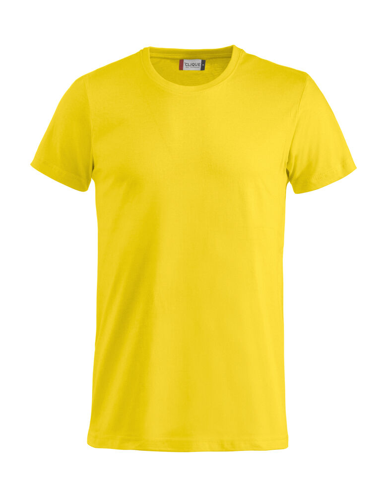 Clique Basic-T Junior – T-skjorte til barn – Lemon (10)