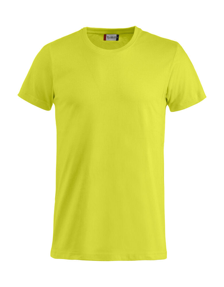 Clique Basic-T Junior – T-skjorte til barn – Visibility Green (600)