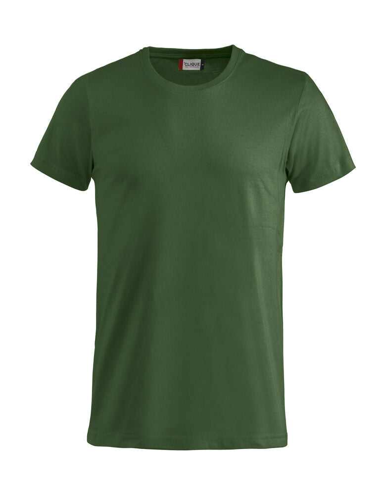 Clique Basic-T Junior – T-skjorte til barn – Bottle Green (68)