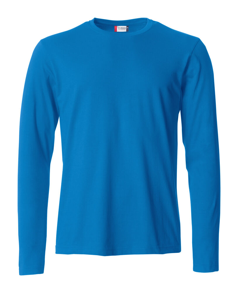 Clique Basic-T L/S – Langermet T-skjorte – Royal Blue (55)