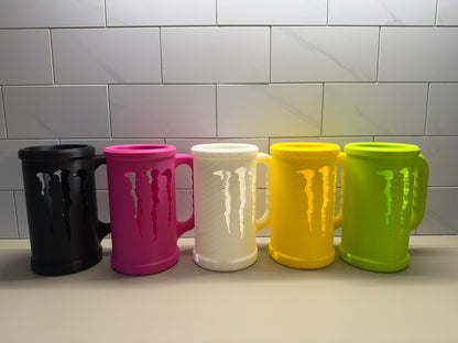 Energidrikk‑holder – 500 ml (Fan‑inspirert design)
