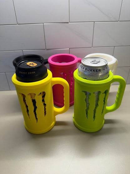 Energidrikk‑holder – 500 ml (Fan‑inspirert design)